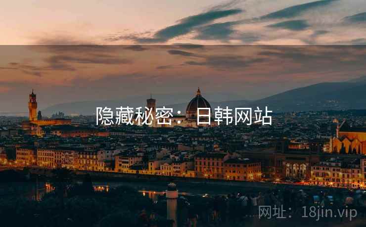 隐藏秘密：日韩网站